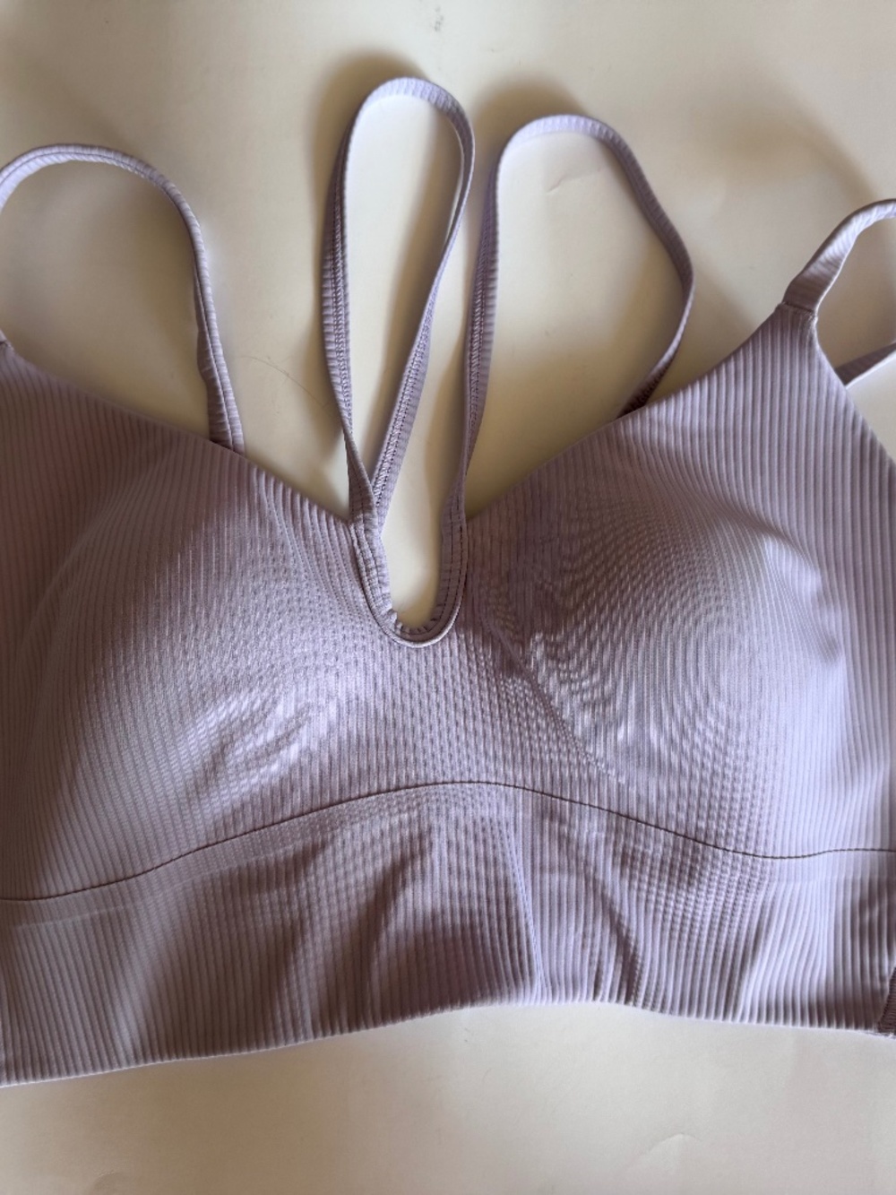 Lululemon women longline bra medium support b/c cup size 14